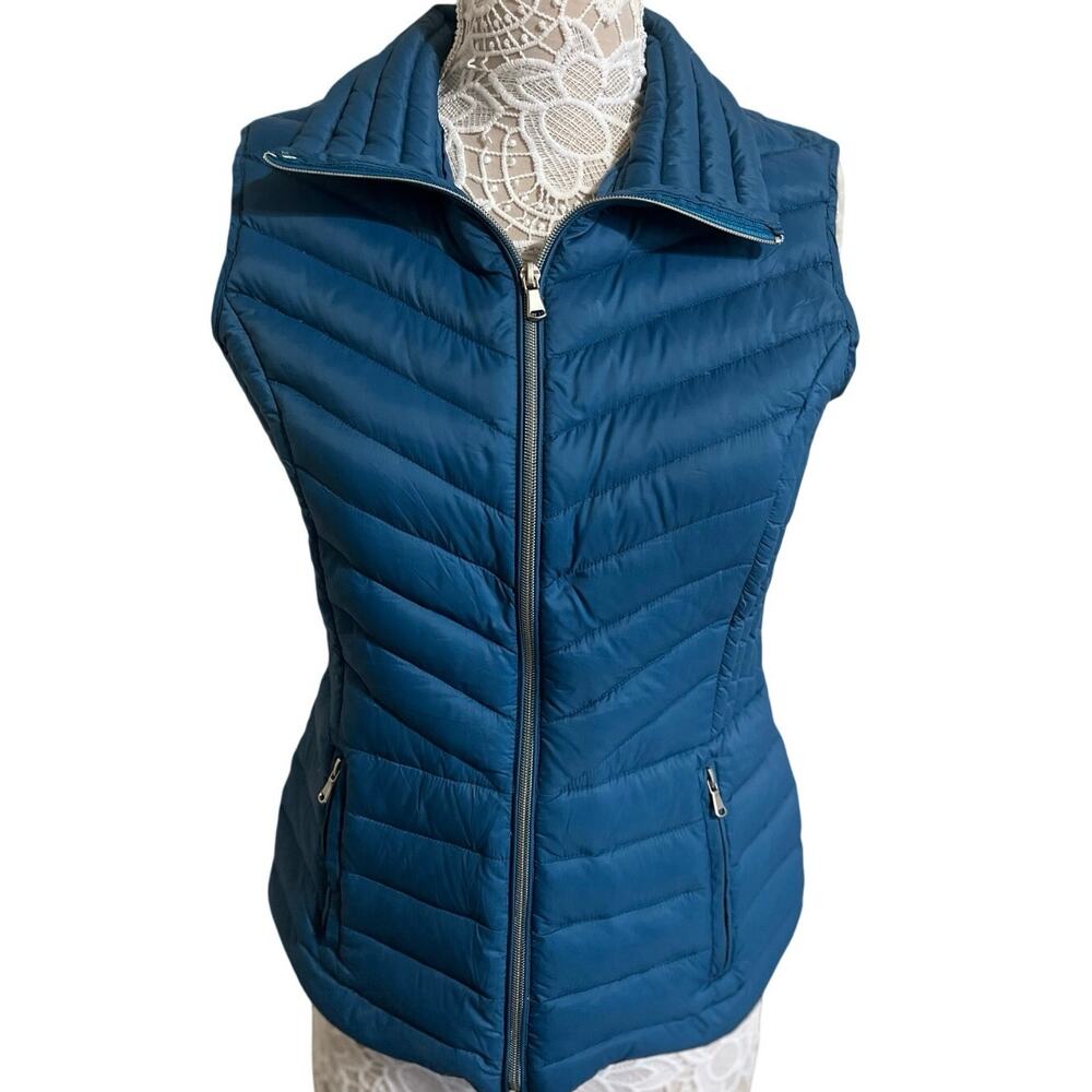 Teal Puffer Vest ✨ Kenneth Cole • Cozy Layer • Women’s M